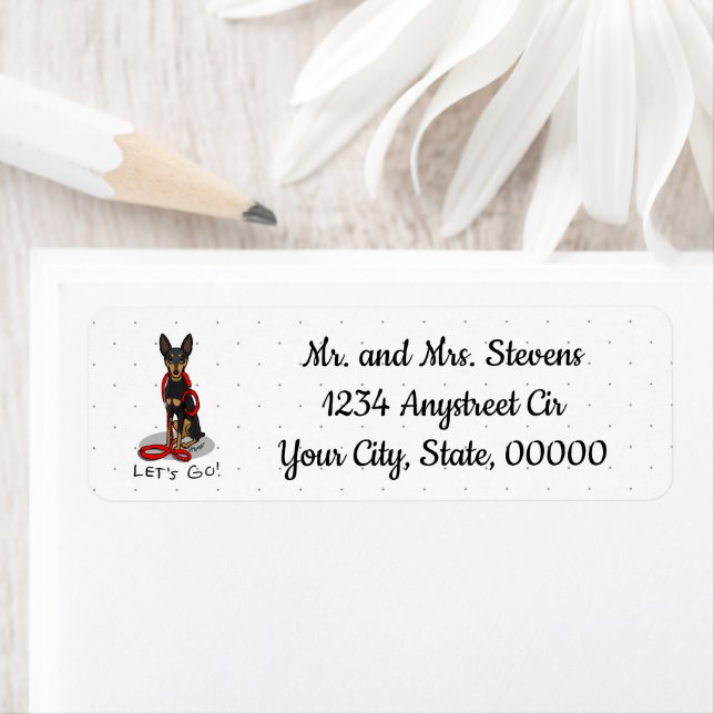 Let's Go! Walk Miniature Pinscher (black tan 1) (Insitu)
