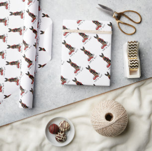 Let's Go! Walk Miniature Pinscher (black tan 1) Wrapping Paper