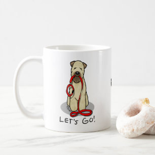 Let's Go! Walk Wheaten Terrier Dog (wheaten 1b2) Coffee Mug