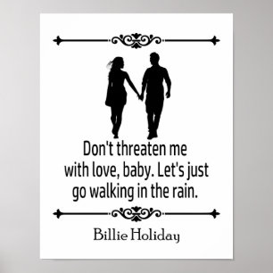 Let's Go Walking In the Rain Poster