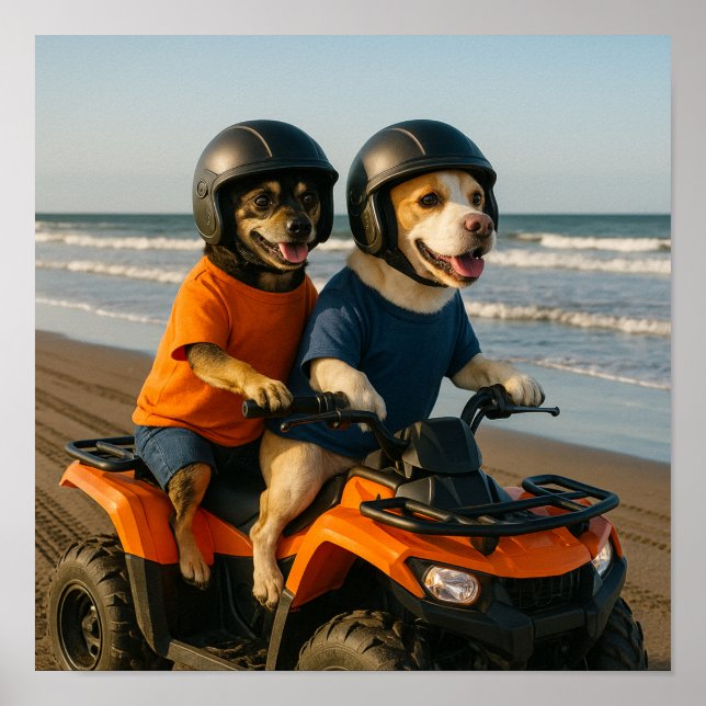 "Let's God ATVing" Poster (Front)