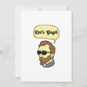 Let's Gogh Van Gogh Holiday Card