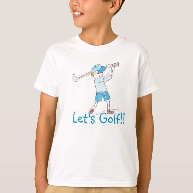 Let's Golf!! Boy shirt (Front)