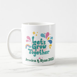 Let's Grow Together Coffee Mug - SELF GROWTH GIFT