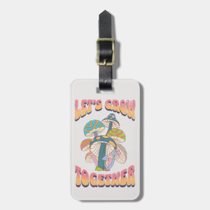 Let's grow together luggage tag