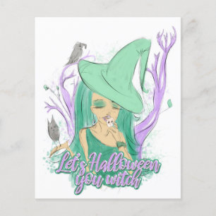 Let's Halloween you witch Flyer