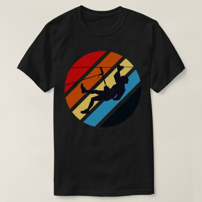Lets Hang Climbing Bouldering Alpinist Design 5  T-Shirt (Design Front)