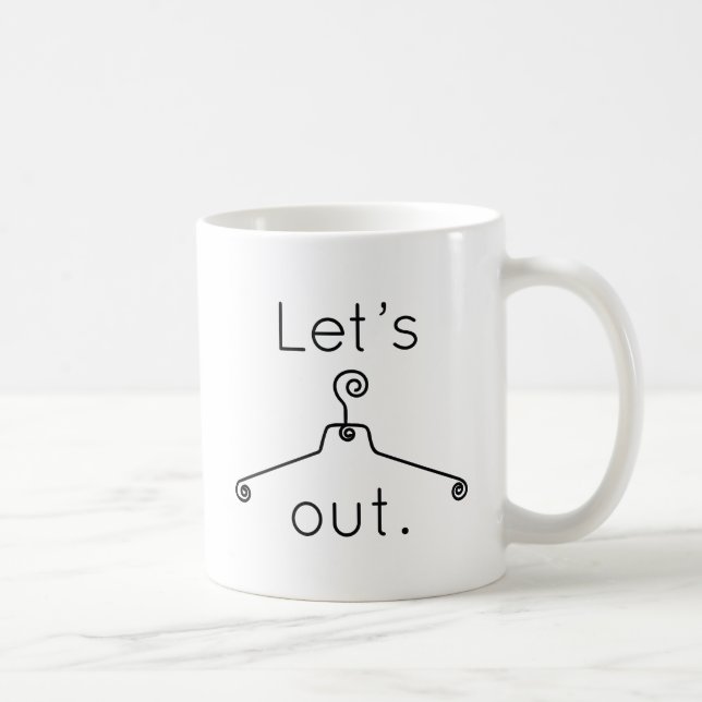 Let's Hang Out Coffee Mug (Right)