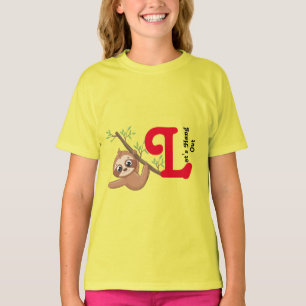 Let's Hang Out   Cute Hanging Sloth Funny T-Shirt