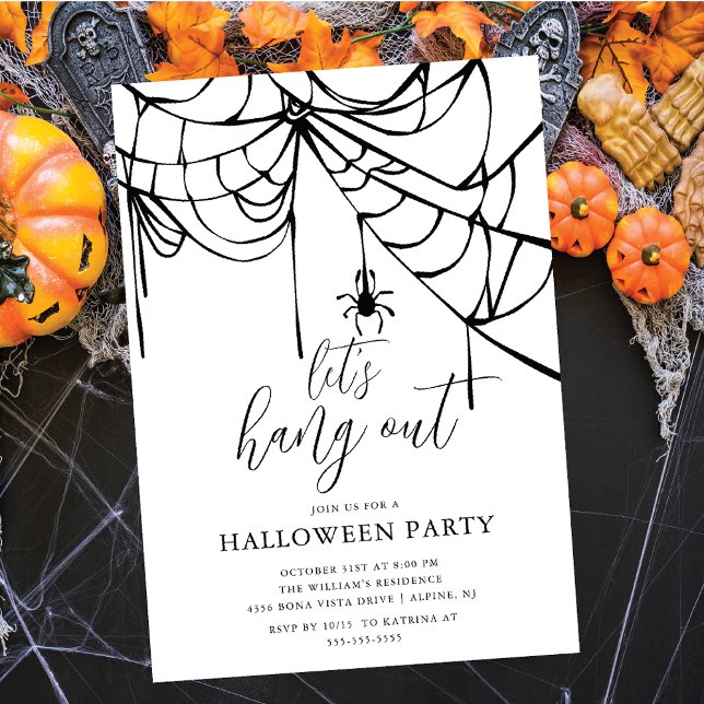 Let's Hang Out Halloween Invitation (Creator Uploaded)