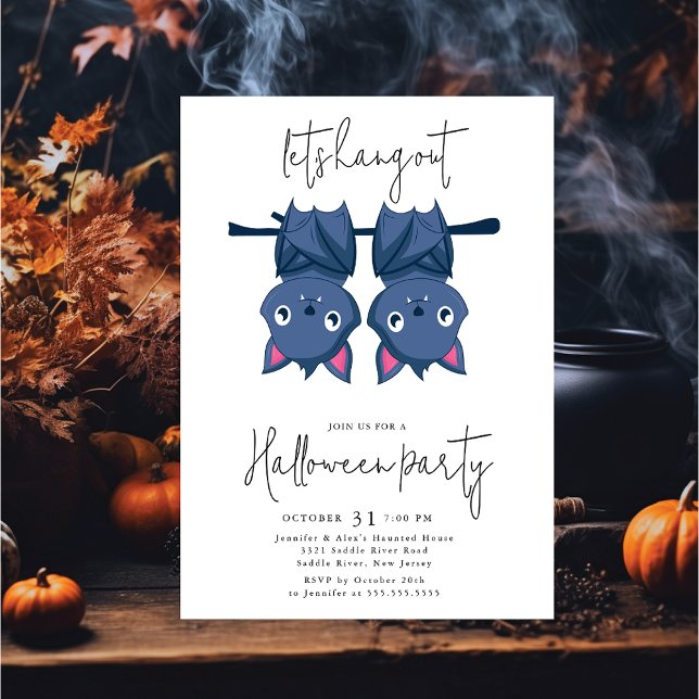 Let's Hang Out Halloween Party Invitation (Creator Uploaded)