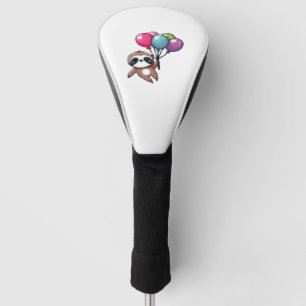 Let's Hang Out It's My Birthday Balloon Sloth , Cu Golf Head Cover