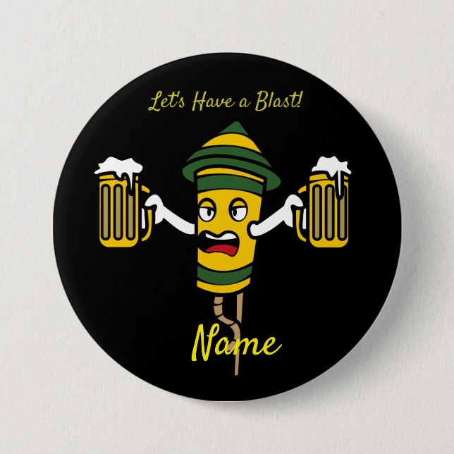 Let's Have a Blast Thunder-Cove  7.5 Cm Round Badge (Front)