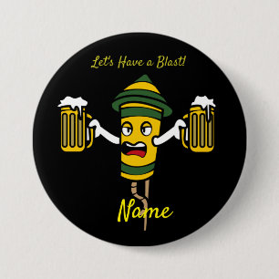 Let's Have a Blast Thunder-Cove 7.5 Cm Round Badge