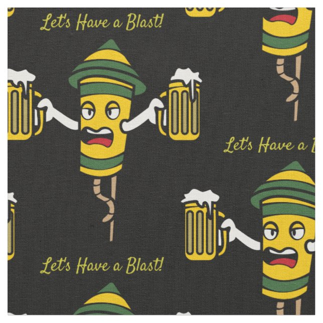 Let's Have a Blast Thunder-Cove Fabric (Close Up)