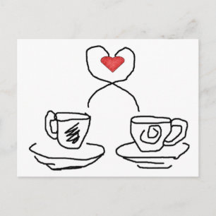 Let's have a cup of.. postcard
