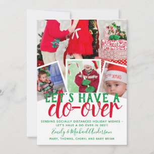 Lets Have a Do Over PHOTO Holidays Template Card