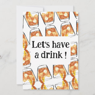 Let's have a drink ! invitation