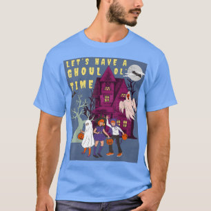 Let's Have A Ghoul Ol' Time Retro Vintage Hallowee T-Shirt