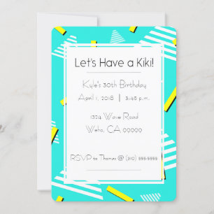 Let's Have a Kiki Party Invitations