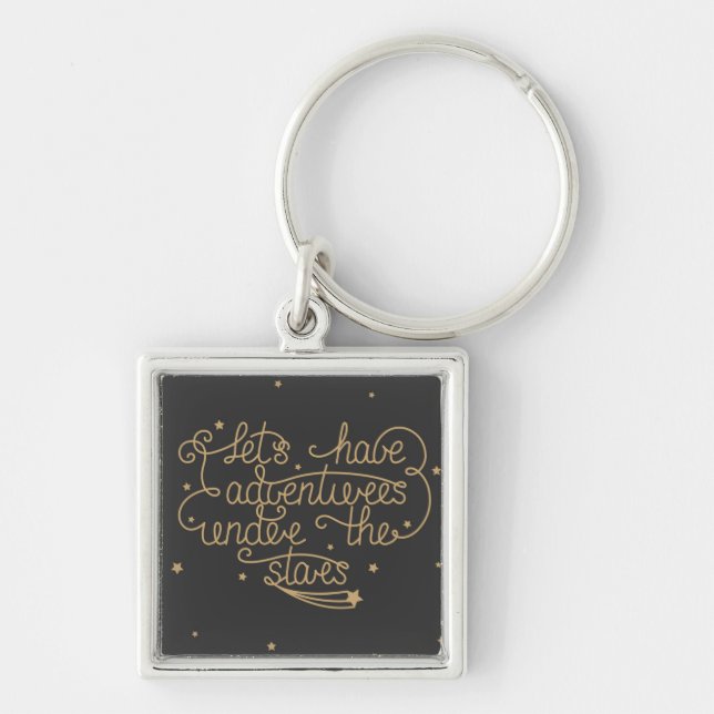 Lets Have Adventures Key Ring (Front)