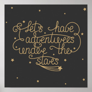 Lets Have Adventures Poster