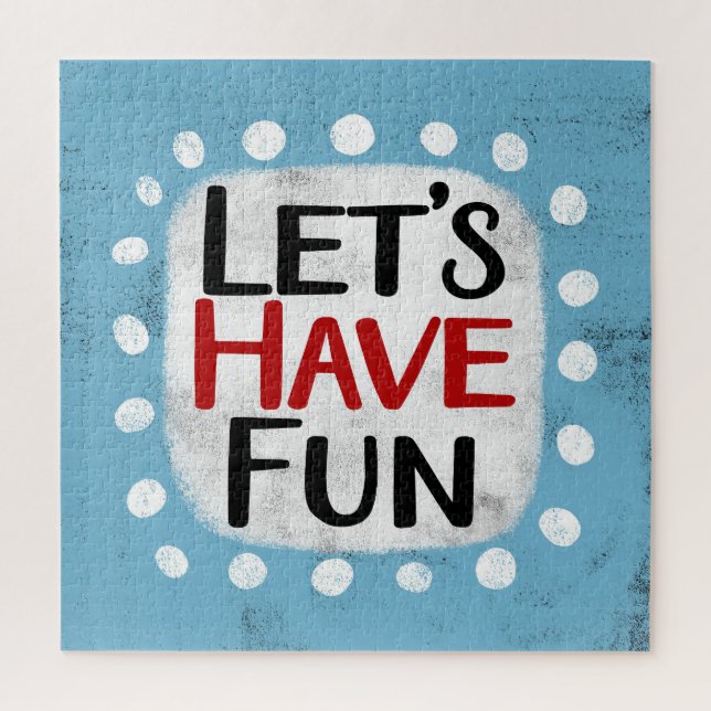 Let's Have Fun Jigsaw Puzzle (Vertical)