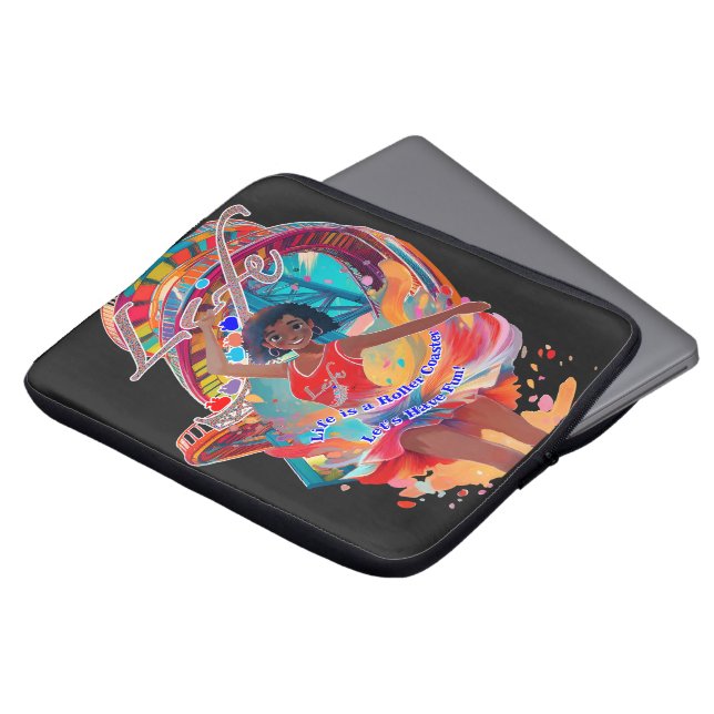 let's Have Fun! Laptop Sleeve (Front Top)