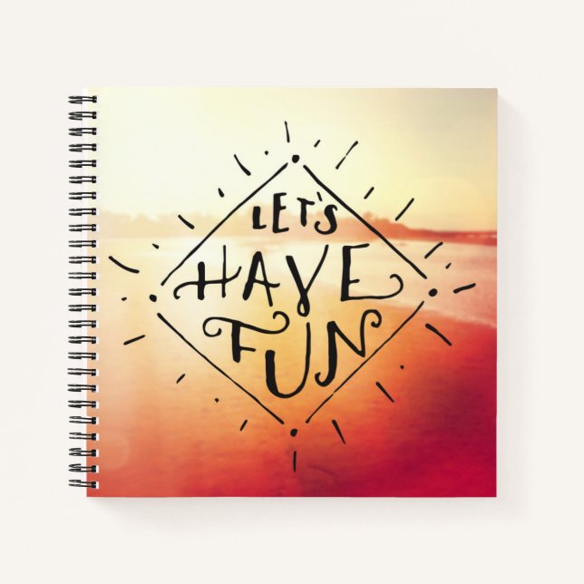 Lets Have Fun Notebook (Front)