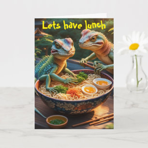 Lets have lunch card