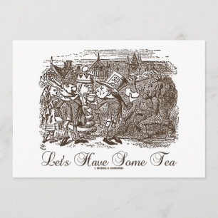 Let's Have Some Tea (Wonderland Alice) Invitation