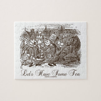 Let's Have Some Tea (Wonderland Alice) Jigsaw Puzzle