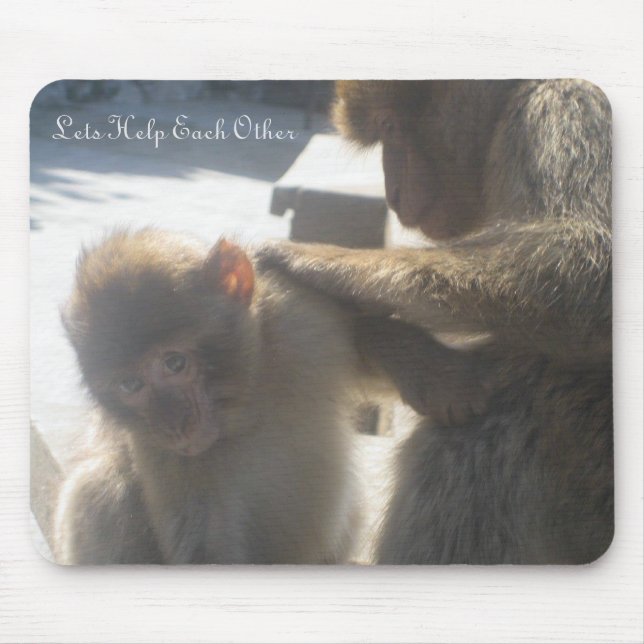 Lets Help Each Other Mousepad  (Front)