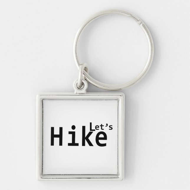 lets hike key ring (Front)
