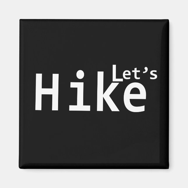 lets hike magnet (Front)