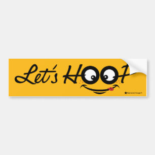 Let's Hoop: Bumper sticker