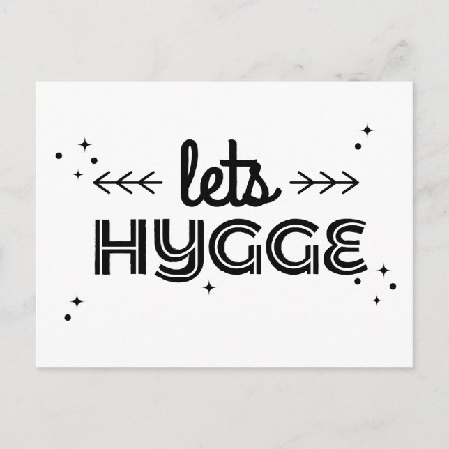 lets hygge postcard (Front)