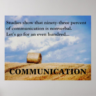 Let's improve our communications skills (L) Poster