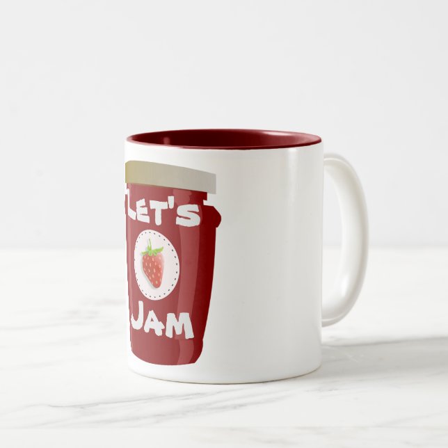 Let's Jam Coffee Mug (Front Right)