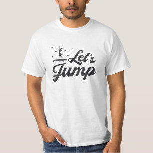 Let's Jump Trampoline Gymnast Funny Trampolining T-Shirt