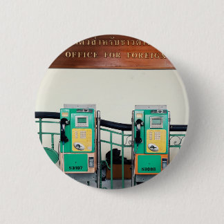 "Let's Keep in Touch" 6 Cm Round Badge