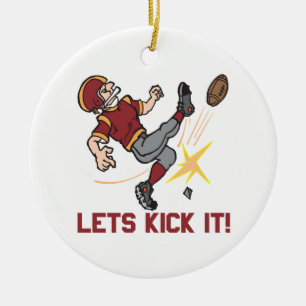 Lets Kick It Ceramic Tree Decoration