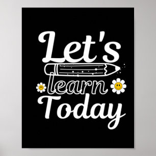 Let's Learn Today Teacher Poster