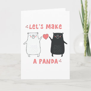 let's make a panda holiday card
