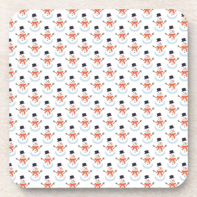 Let's make a snowman! coaster (Front)