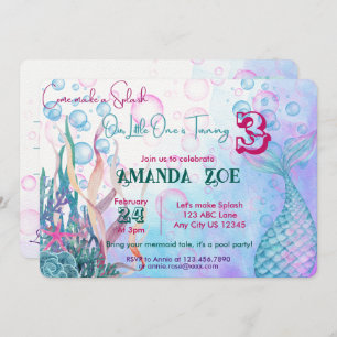 Let's make a Splash Mermaid Invitation