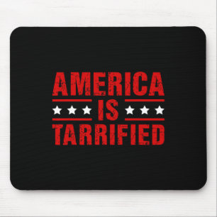Let's Make America Tariffied Again Funny Anti Trum Mouse Mat