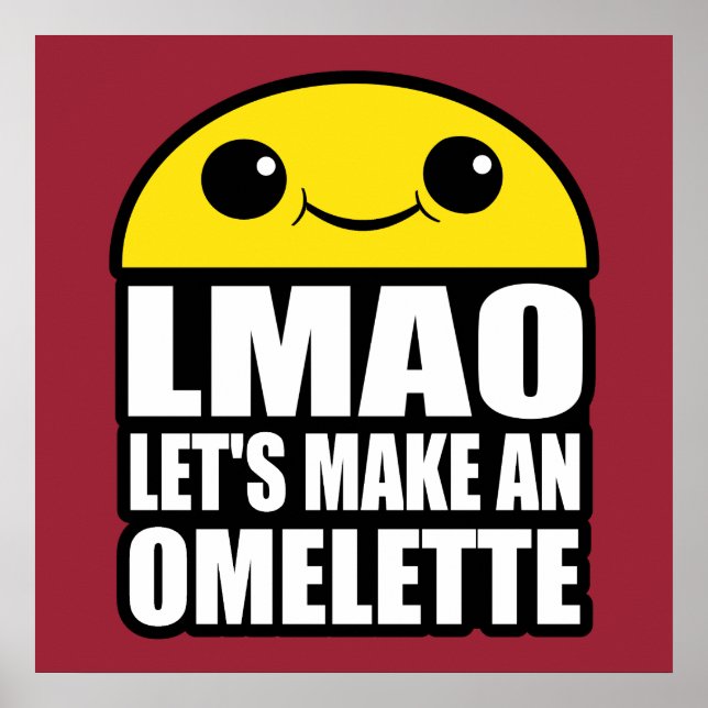 Let's Make an Omelette Poster (Front)