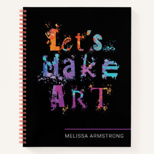 Let's Make Art Modern Sketchbook for Artists Notebook