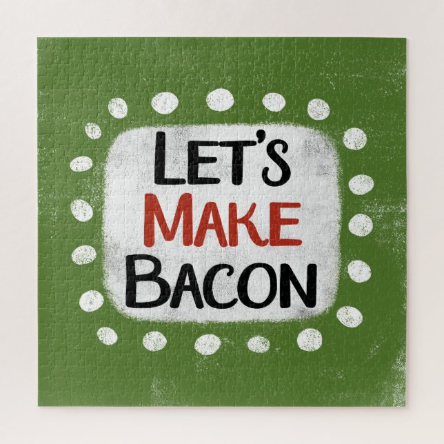 Let's Make Bacon Jigsaw Puzzle (Vertical)